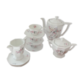 Service à café en porcelaine fine épiage d.f. tchécoslovaquie des années 30