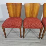 4 art deco dining chairs by Jindrich Halabala