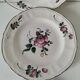 Set of three antique hand-painted plates