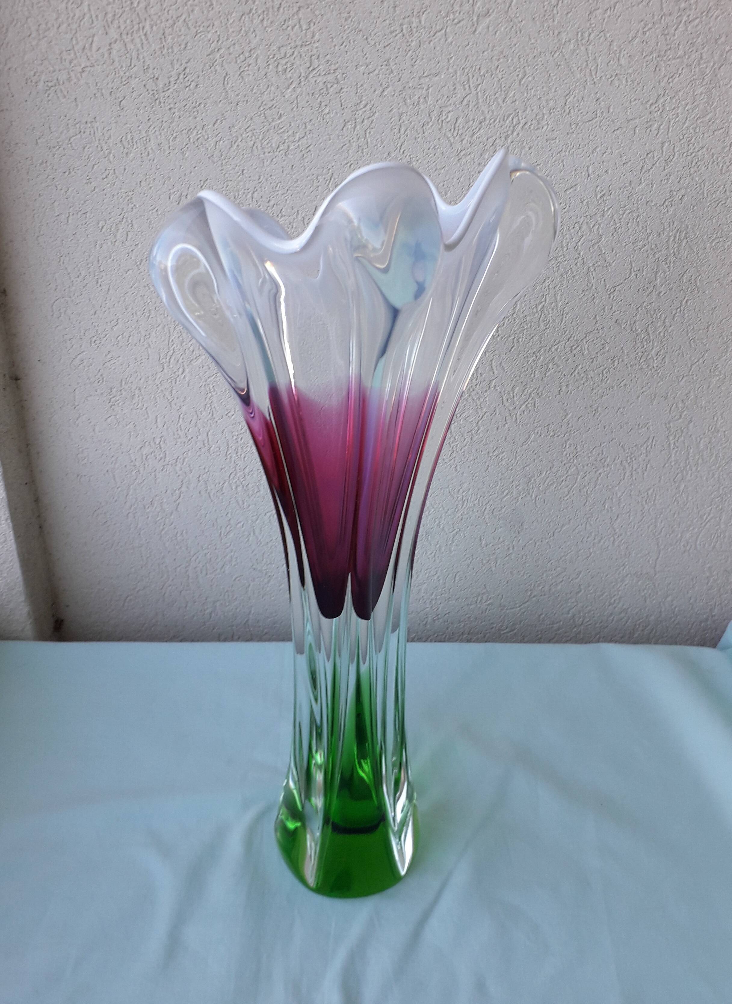 Vase en cristal Joseph Hospodka