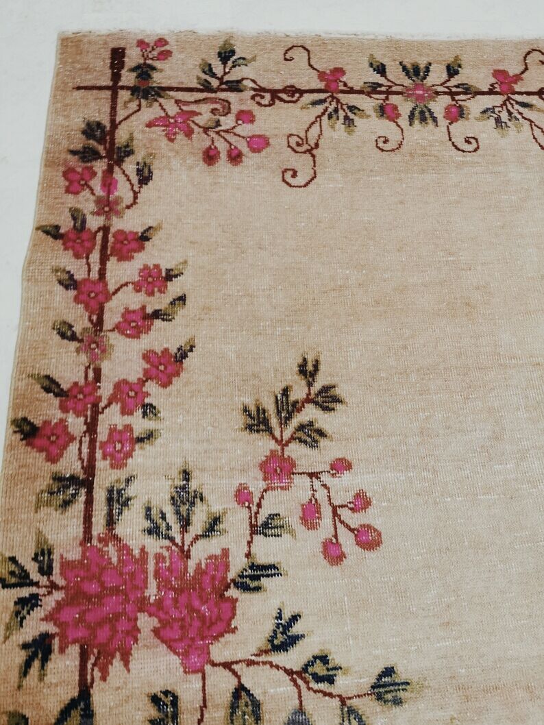 Anatolian carpets ancient artisanal floral 250x142cm