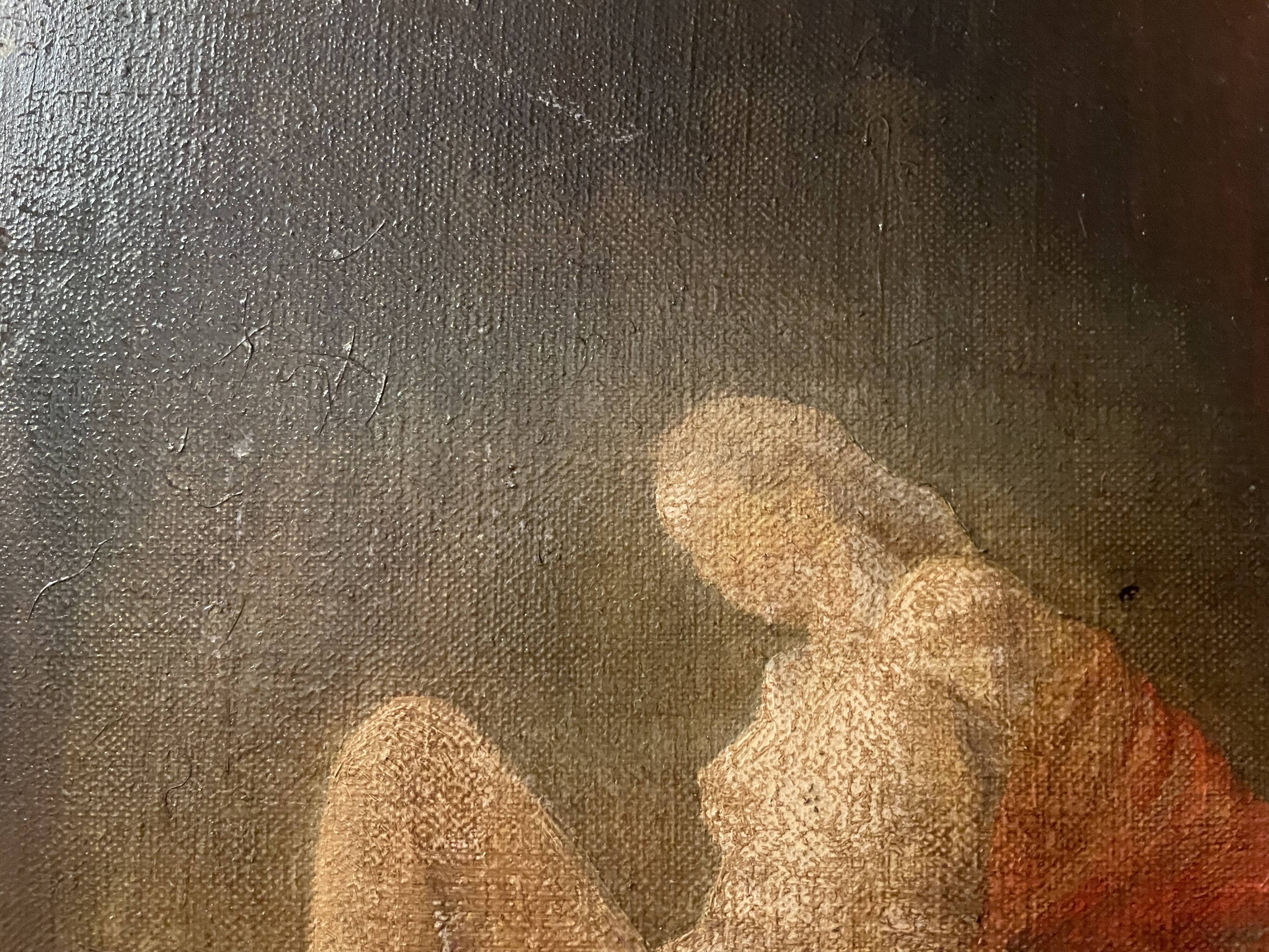 Oil on canvas female nude