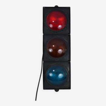 Oben Top traffic lights, decoration traffic lights, lamp. Vintage decoration