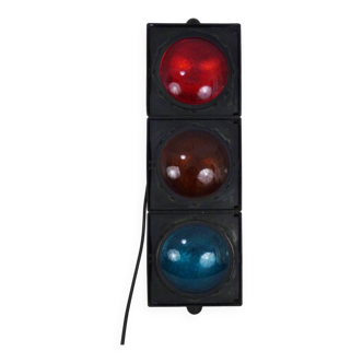 Oben Top traffic lights, decoration traffic lights, lamp. Vintage decoration