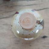 Series of 5 vintage stoneware cups