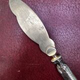 Silver and vermeil cutlery box for mignardises, Art Nouveau period