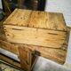 Caisse en bois brut