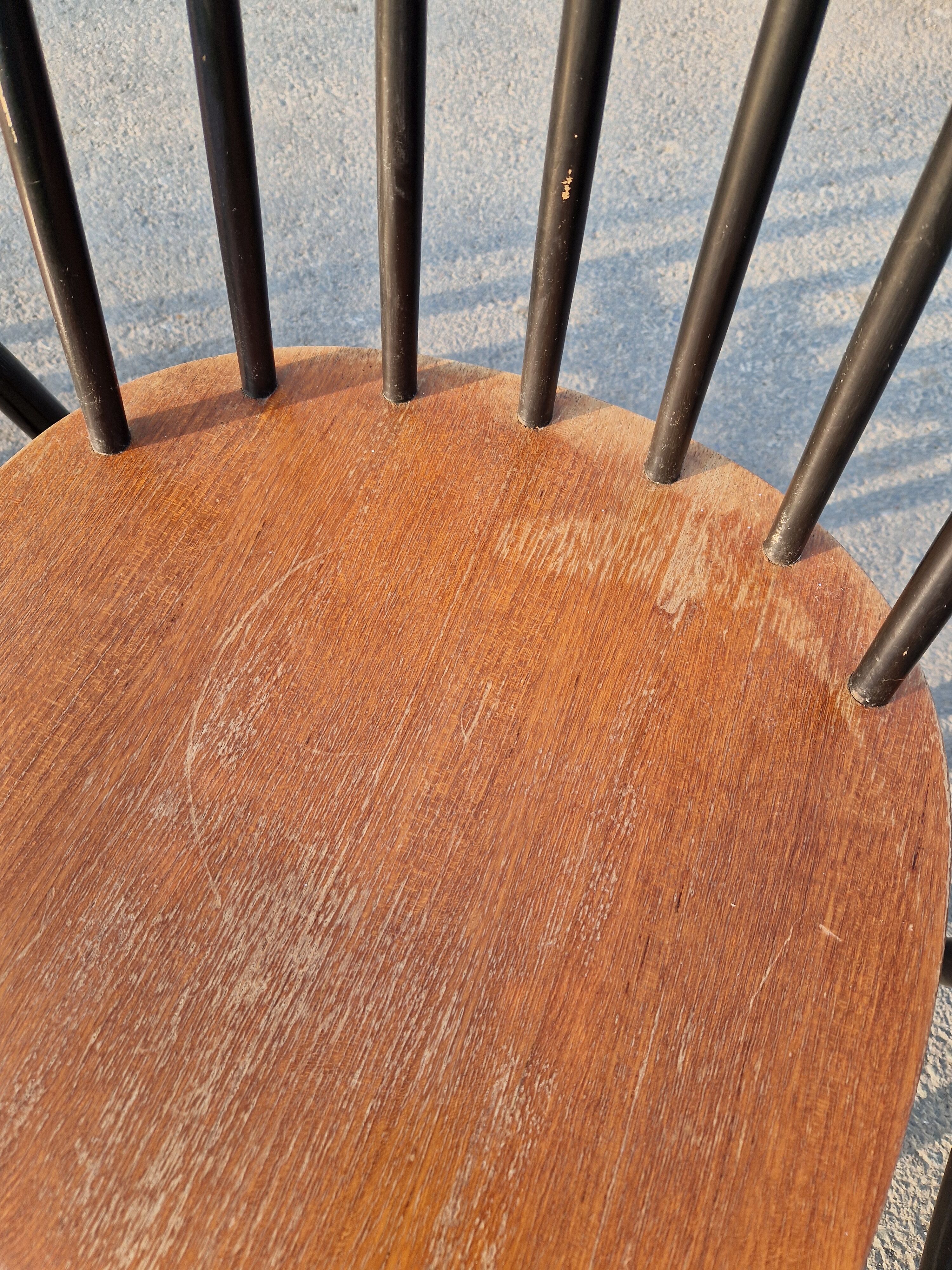 Set of 6 Fannett Scandinavian chairs by Ilmari Tapiovaara 1960.
