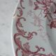 Set of 5 flat plates Terre de Fer St Amand model "Campanule" mid XIXth
