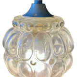 Vintage bubble glass pendant light