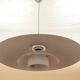 Lyfa pendant lamp from the 1970s, white metal shade, Denmark