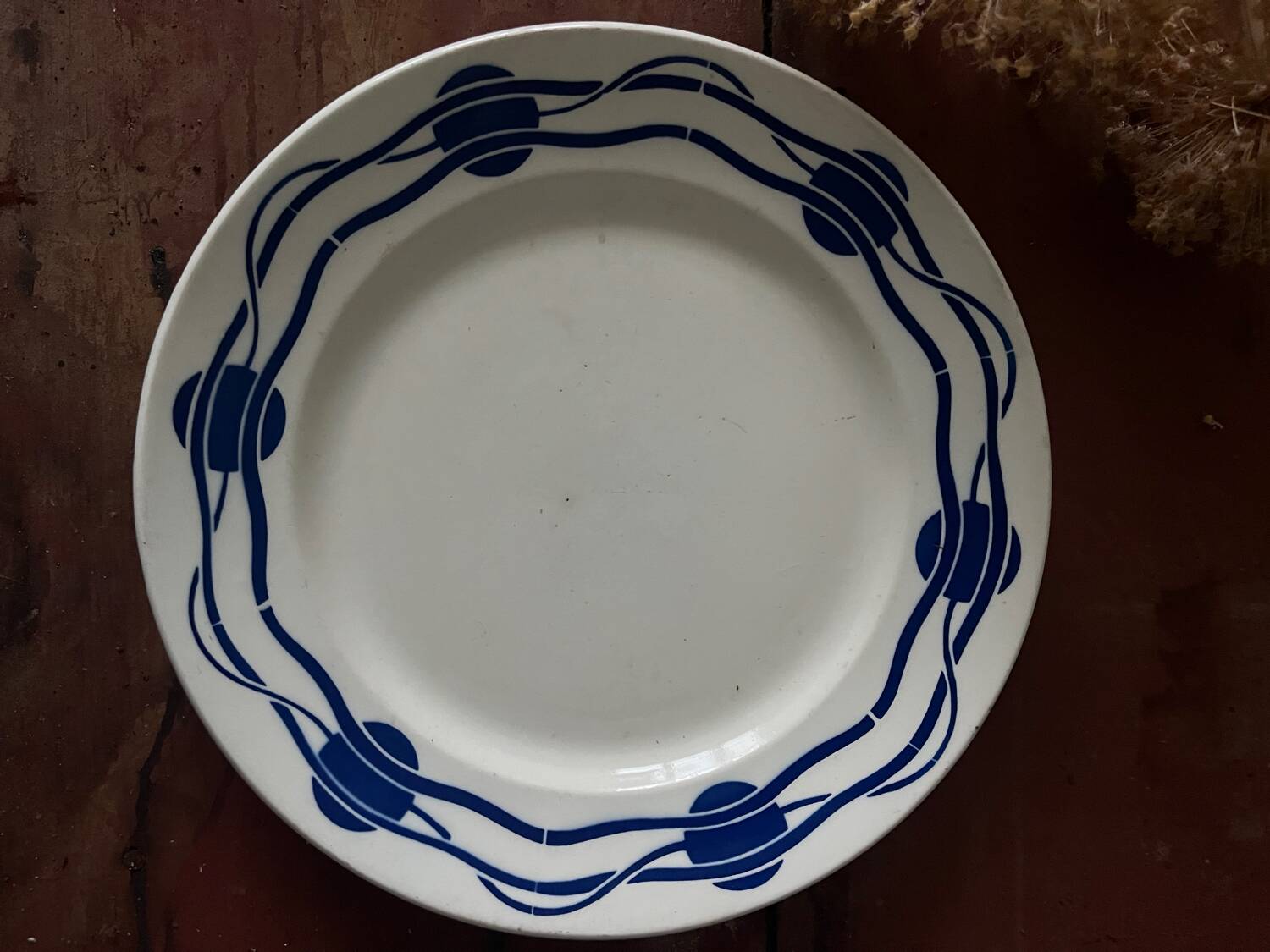 Flat round iron earth plate Badonviller Ballon