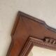 Old wood frame / carved knot