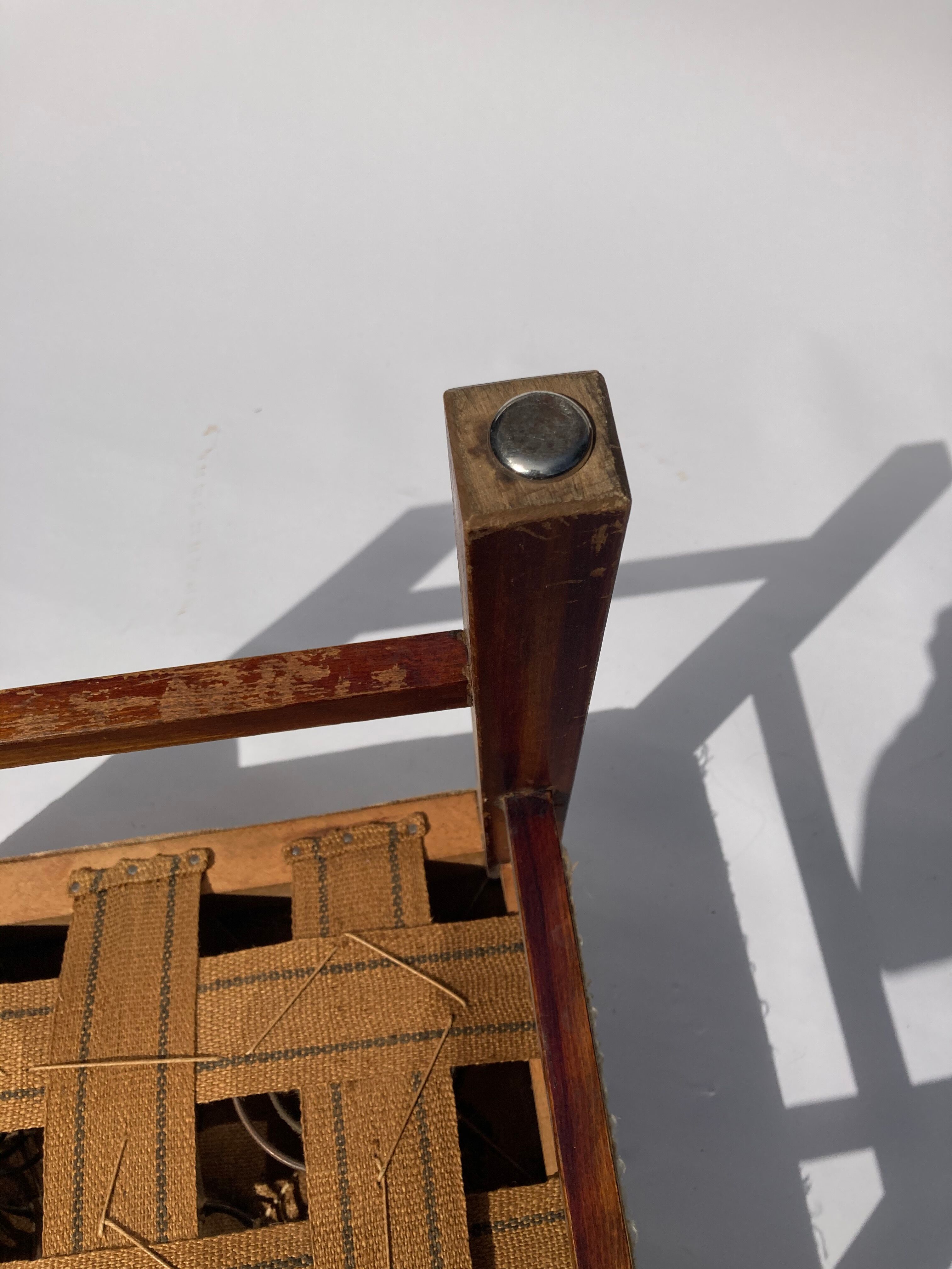 Classic Danish mahogany stool