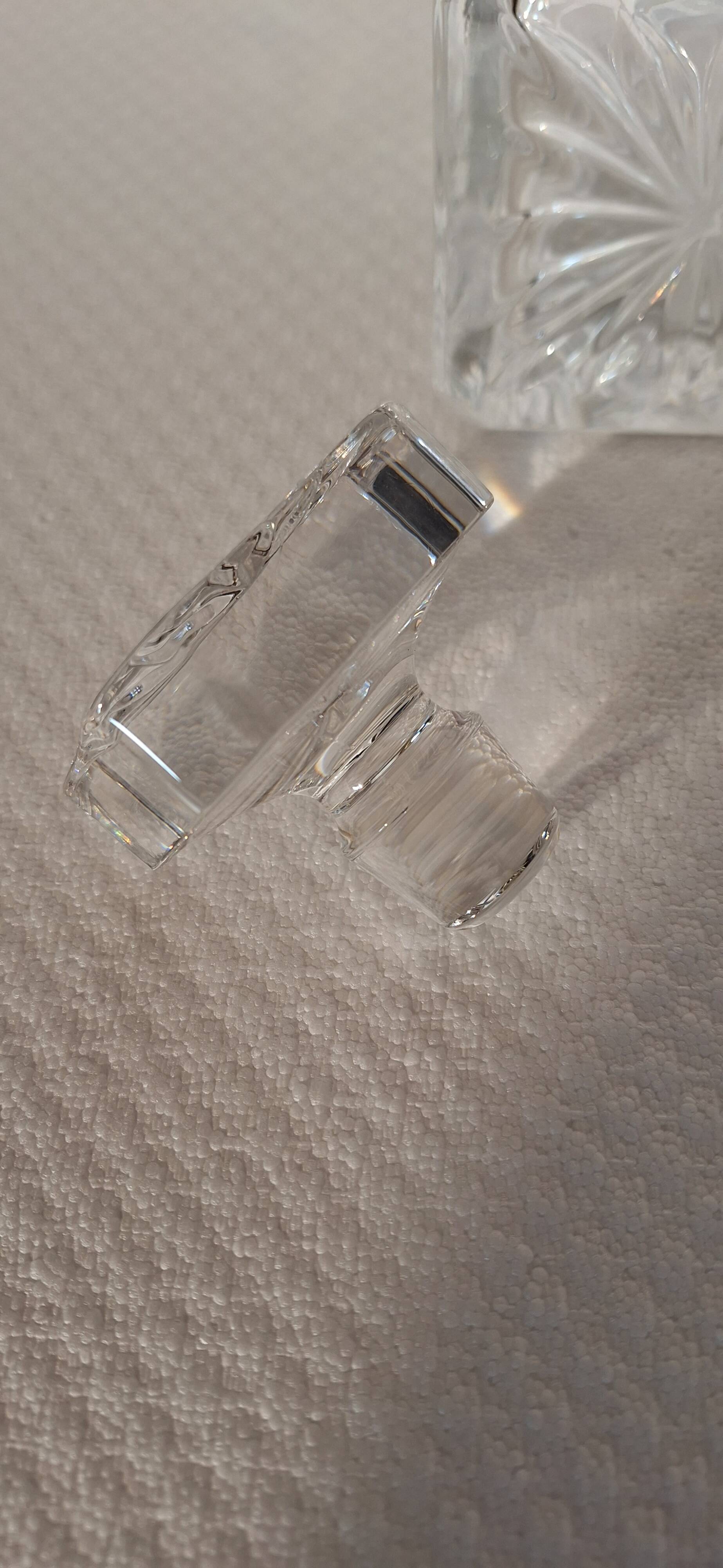 Lorraine crystal whiskey decanter