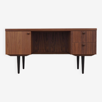 Walnut desk, Danish design, 1990s, production: Denmark