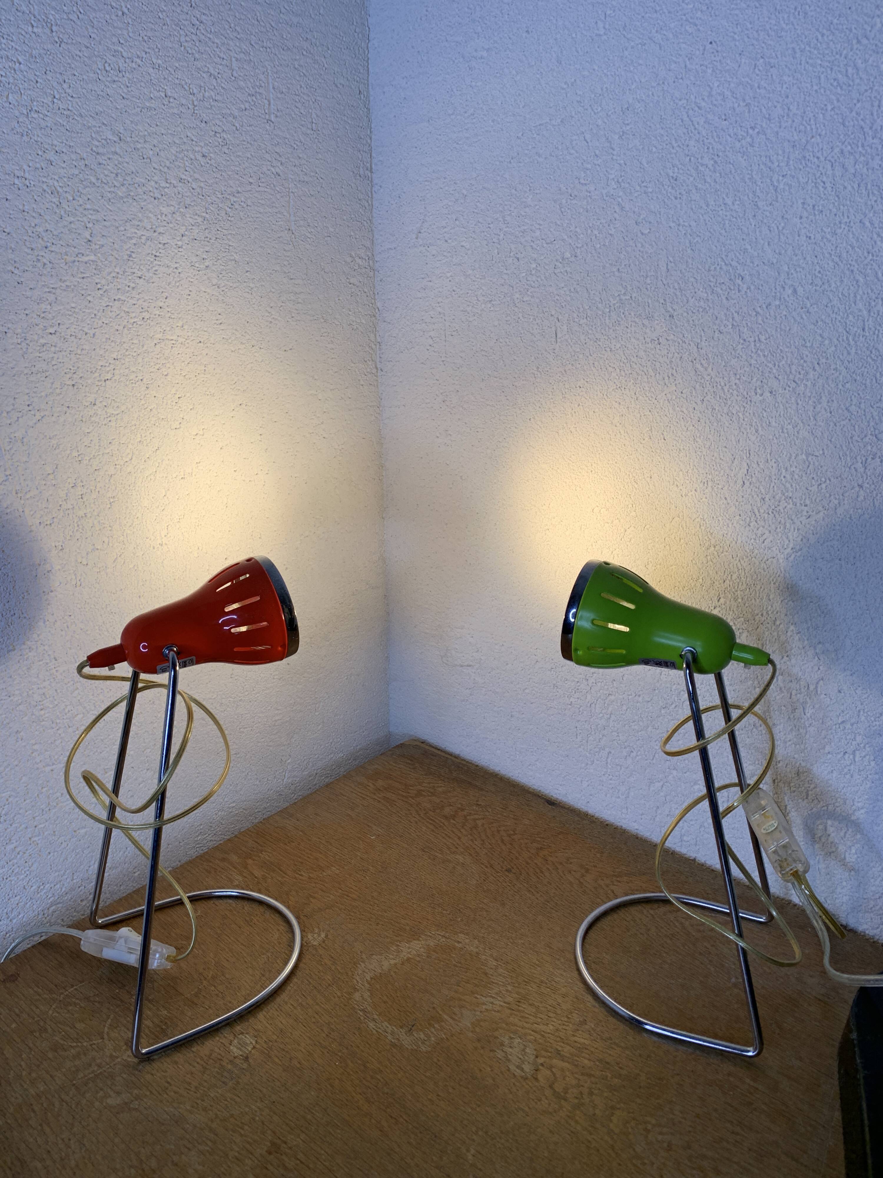 Pair of Brilliant spot lamps