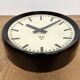 Industrial Bakelite Factory Wall Clock from Pragotron, 1960s