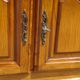 Small oak sideboard, rotating tray
