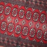 Tapis Vintage Bukhara Uzbek en Laine, Années 1960, Élégance Authentique