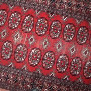 Tapis Vintage Bukhara Uzbek en Laine, Années 1960, Élégance Authentique