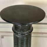 Serpentine Marble Fluted Column, Circa 1880