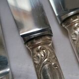 12 soh silver plated table knives