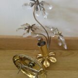 Flower wall lamp pampilles