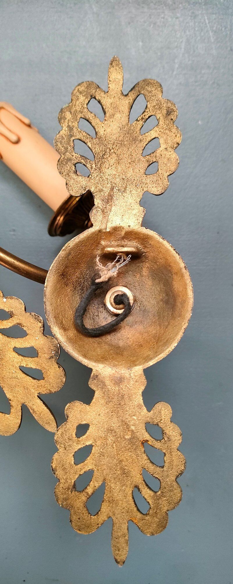 Pair of Empire eagle's head sconces in Palmettes 1900/1920