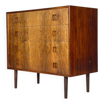 Scandinavian chest of drawers in rosewood from the 1960s.