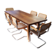 Dining room table farm and 6 chairs style breuer