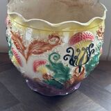 Earthenware cache-pot from the early 20th century.