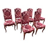 6 Louis XV style chairs