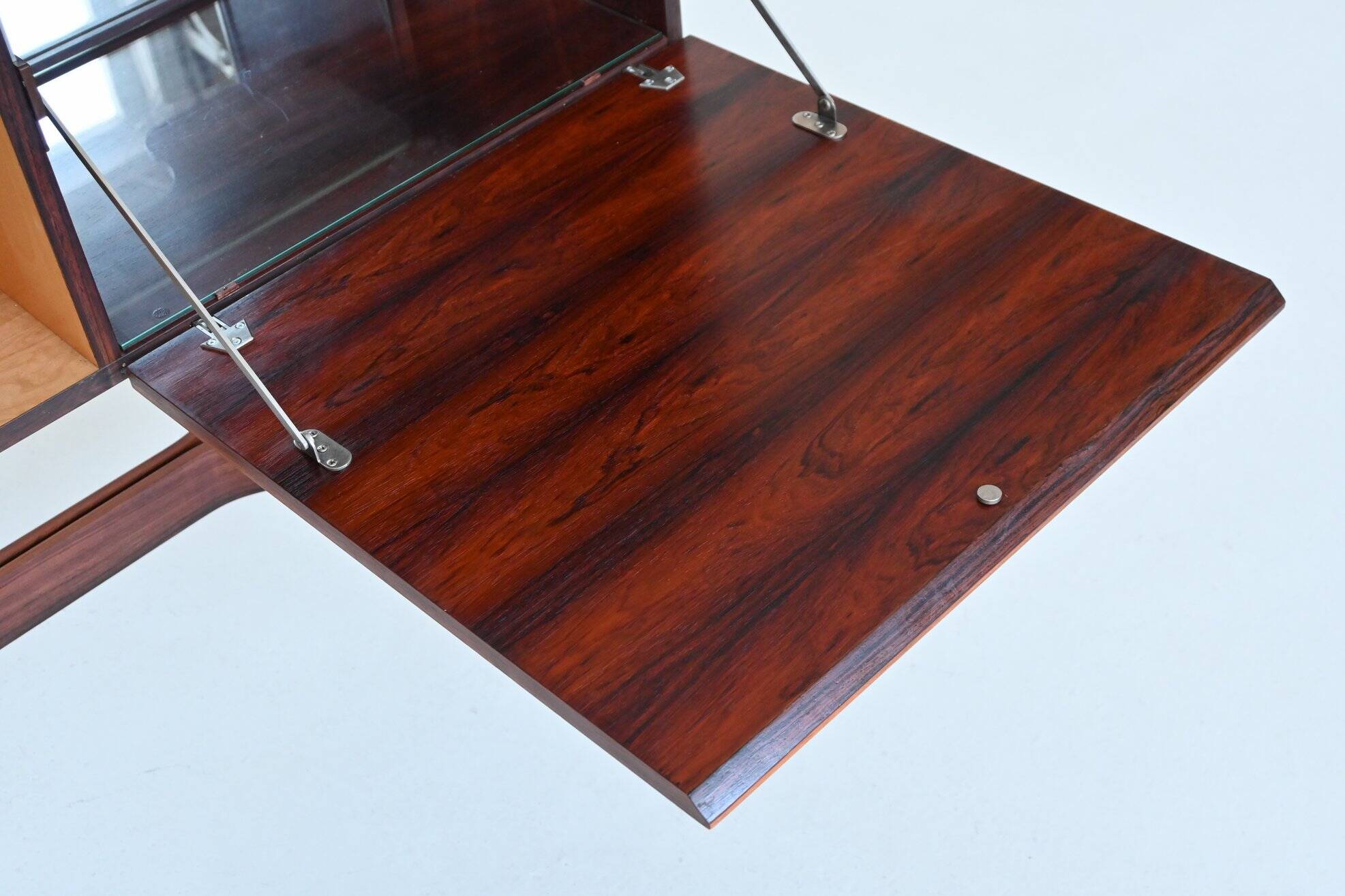 Rudolf Bernd Glatzel rosewood bar cabinet Fristho the Netherlands 1956