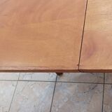 Scandinavian beech drop-leaf table