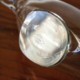 French crystal glass bird dish art vannes art glass mid century vintage mcm sculpture