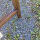 Large rustic farmhouse table bobbin legs