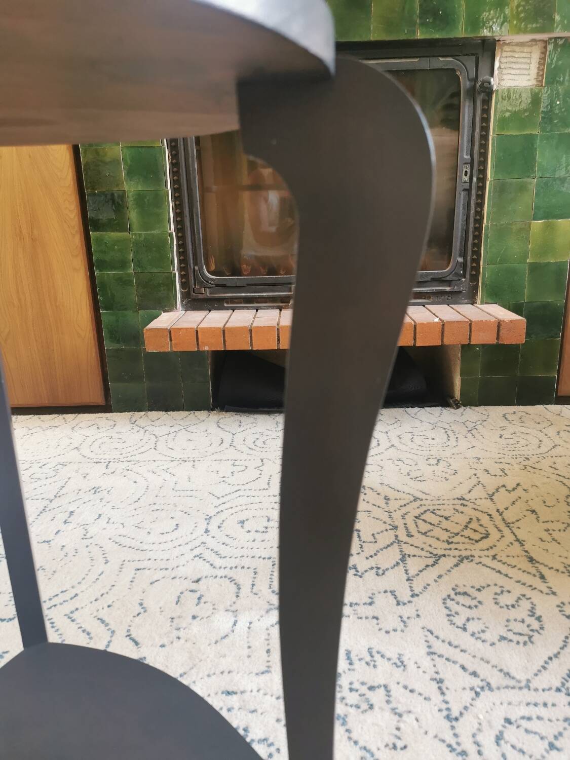 Renovated art deco pedestal table