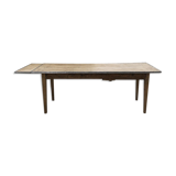 Old farm table with 225 cm extension cords