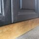 Large wooden and black sideboard