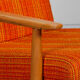 Paire de fauteuils en bois des années 1970