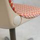 5 chairs "space age", Wilkhahn edition, plastic shells, star steel base. Circa 1970