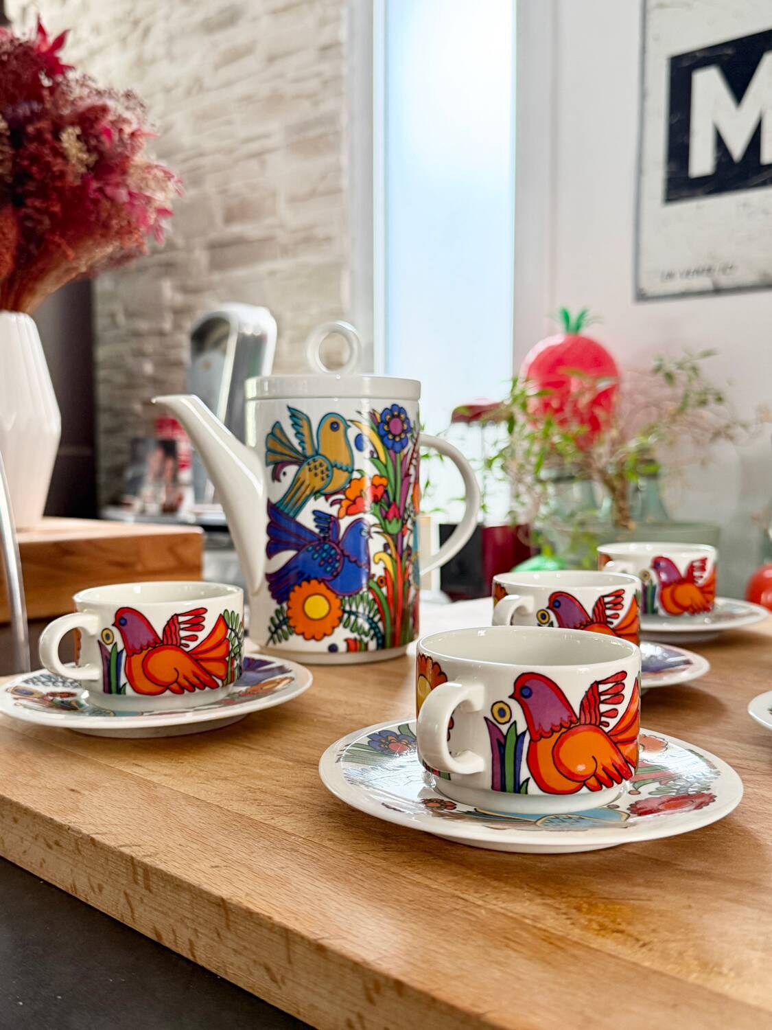 Service à café Villeroy & Boch Acapulco vintage
