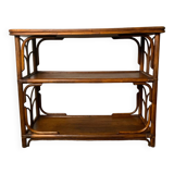 Rattan shelf
