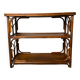 Rattan shelf