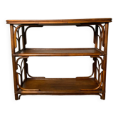 Rattan shelf
