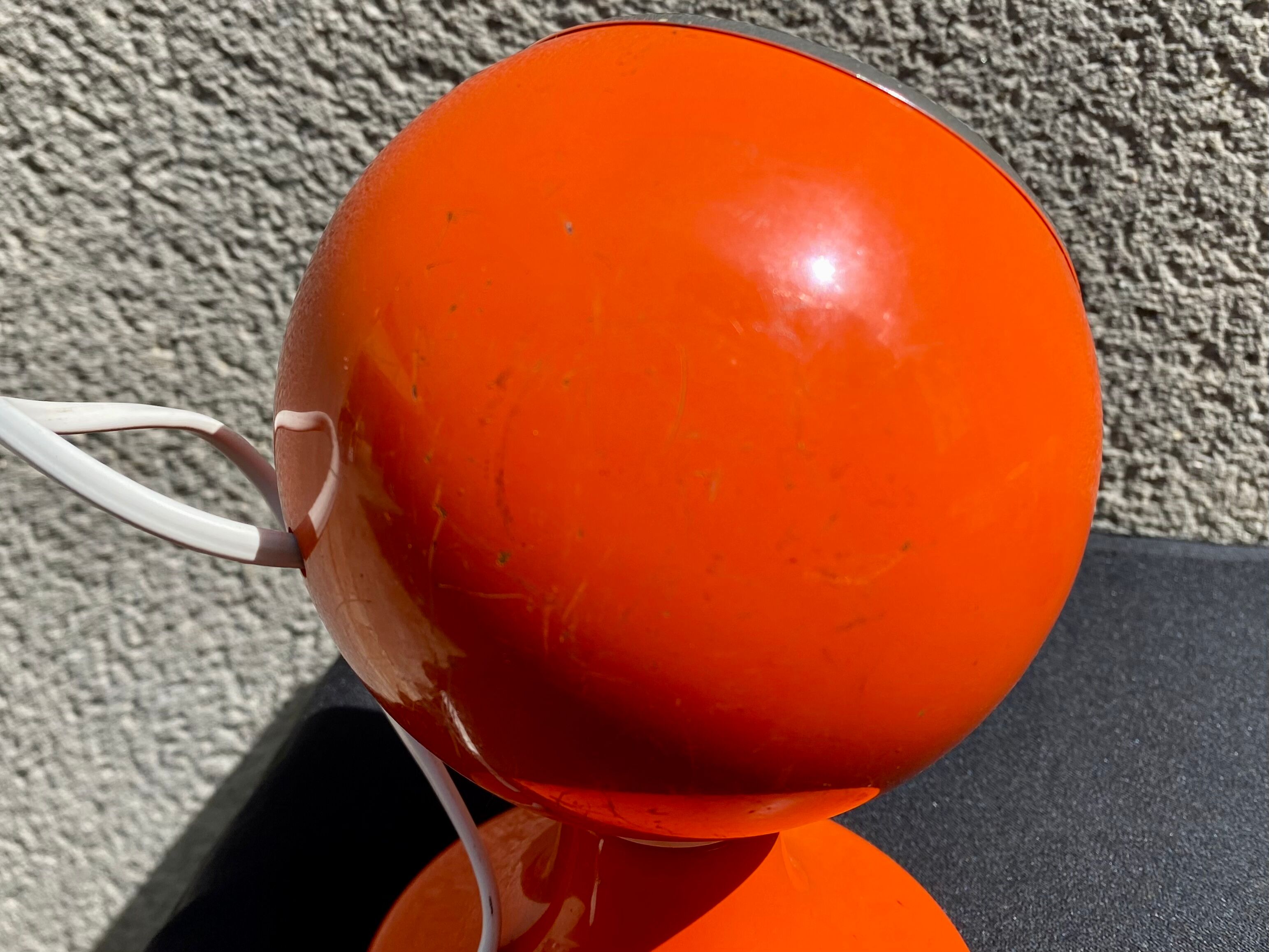 Magnetic eyeball lamp Luci italy vintage design 70s original