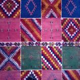 Tapis Kilim Berbère Taznakht fait main 213x116cm