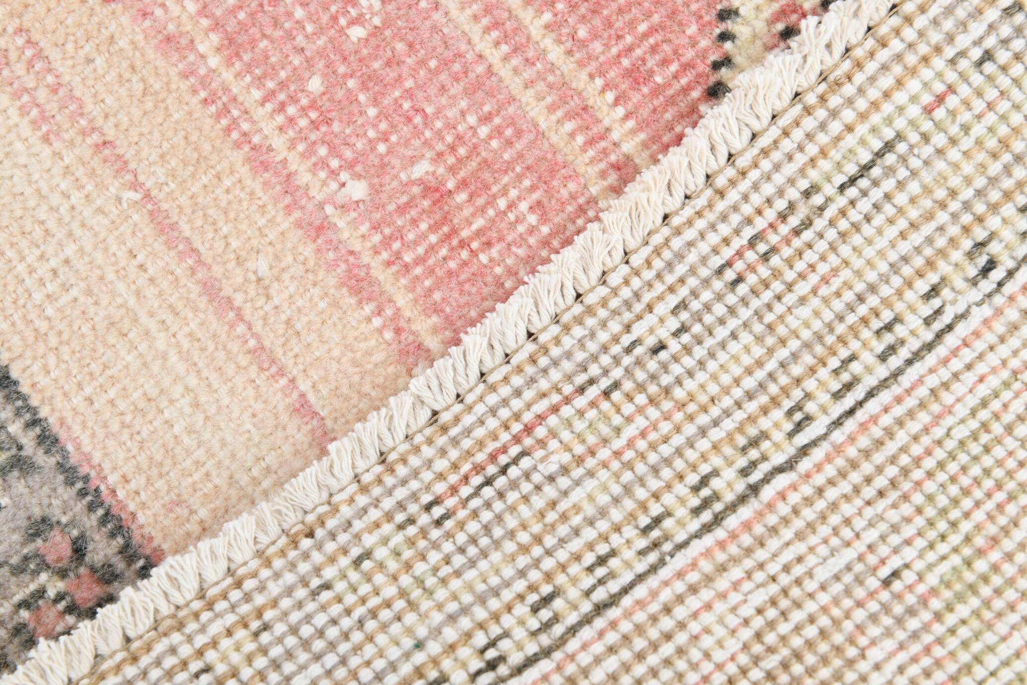Shades Of Pink Vintage Runner Rug