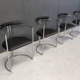 Post Modern dining chairs, set of 4 - 1980s
